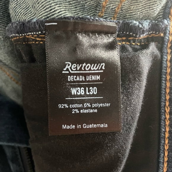 Revtown Automatic Men’s Stretch Blue Jeans Size 36x30 - Picture 11 of 13